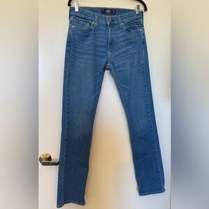 Hollister California Slim Straight Men’s Blue Jeans in Size 29x32